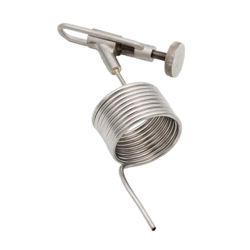 Home & Brewing Sampling Coil 304 Stainless Steel Pigtail Proof Coil 5.5ft Coil 3mm ID x 4mm OD Conical Fermenter Accessories Brewing Accessories(10 Turns)