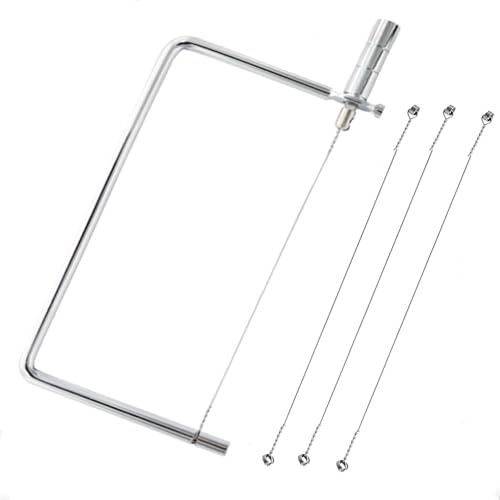 Cheese Cutter Board Accessories Kitchen Knife Marble Block Cheese Slicer Stainless Steel Components DIY for Making Giftable Cheese Cutting Boards with Hardware Cheese Slicer Kit,(1Slicer+4Wires)7inch - size: 7in