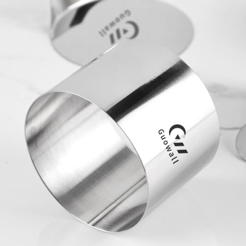 1pcs Seamless Cake Ring Mold Stainless Steel Round Mousse Mould for Baking (Includes 1 Ring, 1 Pusher and 1 Lifter) - size: 3 inch (1-ring-set)