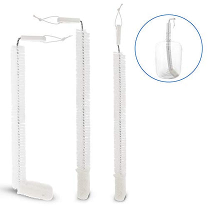 FryOilSaver Co, B217c Five Gallon Carboy Washing Brush, Homebrew Kit Cleaning Brush, Beer Brewing Equipment Cleaning Tools, Extra Strong Nylon Bristles Will Not Scratch Glass or Plastic, 27" Long