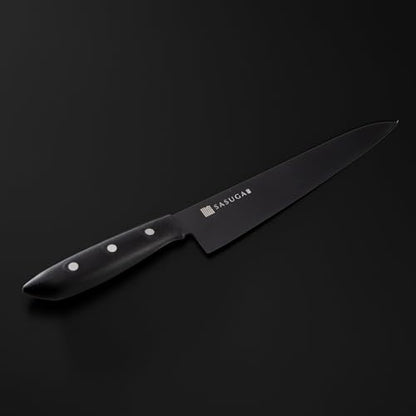 SASUGA Lightweigth Japanese Gyuto Chef’s Knife 210mm – Made in Japan | Molybdenum-Vanadium Stainless Steel | Razor-Sharp, Rust-Resistant Blade for Meat, Fish & Vegetables - color: Gyuto