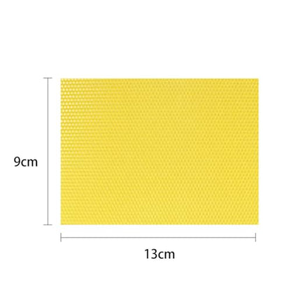 10 Pack Natural Beeswax Foundation Sheets 9x13cm Deep Cell Beehive Base Sheets for Beekeeping
