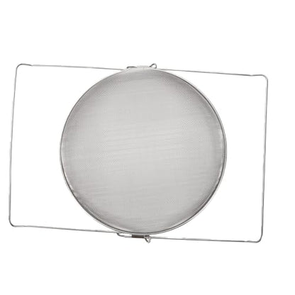 BRRNOO Honey Strainer Telescopic Honey Filter Sieve Stainless Steel Double Layer Dual Sieve Expandable Mesh Screen Heatproof Easy Cleaning for Beekeeping