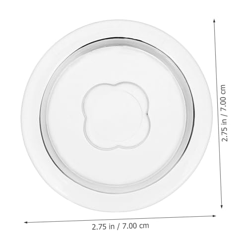 VICASKY Wide Mouth Mason Jar Fermenting Weight Heavy Glass Fermentation Lid for Pickles Sauerkraut Kimchi Reusable Household Fermenting Lid for Wide Mouth Jars Practical Canning Accessory