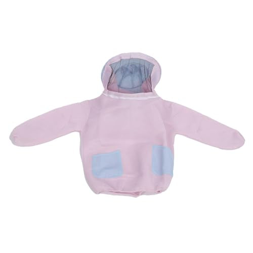FILFEEL Breathable Mesh Cotton Beekeeping Jacket with Ventilated Veil Lightweight Womens Bee Suit Secure Cuffed Sleeves Tailored Fit 442g