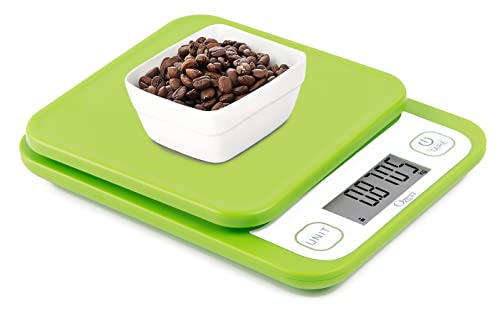 Ozeri Garden and Kitchen Scale II, with 0.1 g (0.005 oz) 420® Variable Graduation Technology® - color: Lime Green
