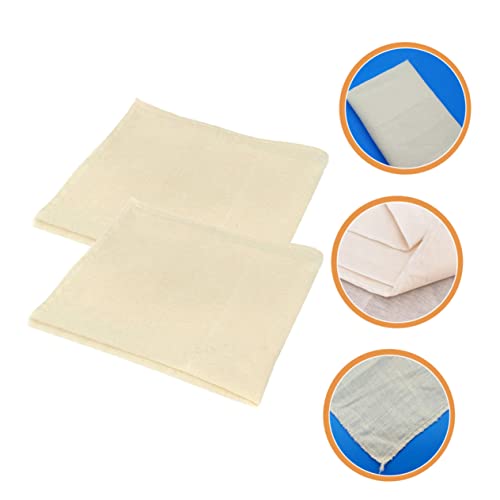2pcs Multi-function Cheese Cloths Reusable Straining for Cheese Making Tofu and Cooking Kitchen Filter Cloths for Oil and Yogurt Draining
