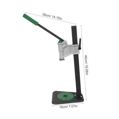 Manual Bench Bottle Capper Tool for Home Brewing, Heavy Duty Iron Metal Bottle Capper with Adjustable Height 7.8"-18.3", Stable Tabletop Base and Effortless Sealing Mechanism