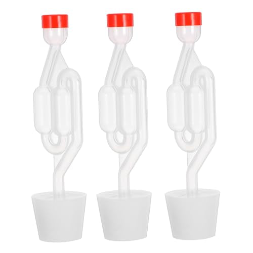 3-Piece Set S-Shape for Fermentation for Home Brewing Wine and Beer Making Accessories