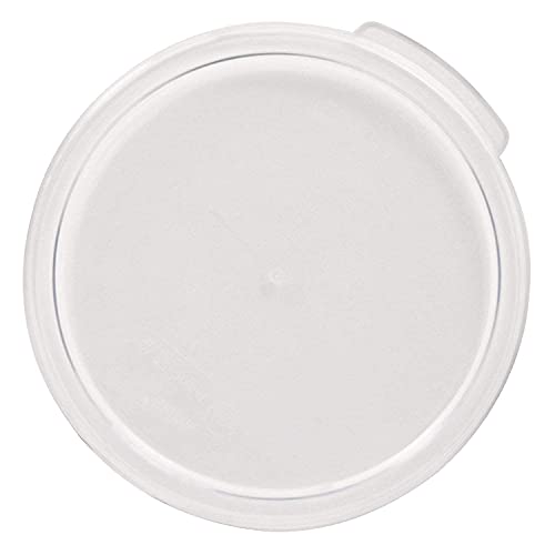 Tiger Chef 12 Quart Commercial Grade Clear Food Storage Round Polycarbonate Containers With Clear Lids - size: 12 Quart