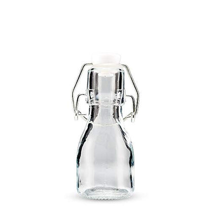 WEDDINGSTAR Mini Swing Top Glass Bottle - 2 1/2oz (70ml) (6)