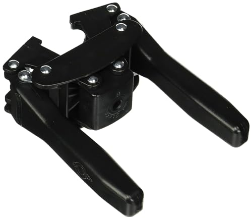North Mountain Supply Double Lever Hand Beer Bottle Capper with 150 Black Oxygen Barrier Crown Caps - Made in Italy