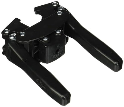 North Mountain Supply Double Lever Hand Beer Bottle Capper with 150 Black Oxygen Barrier Crown Caps - Made in Italy