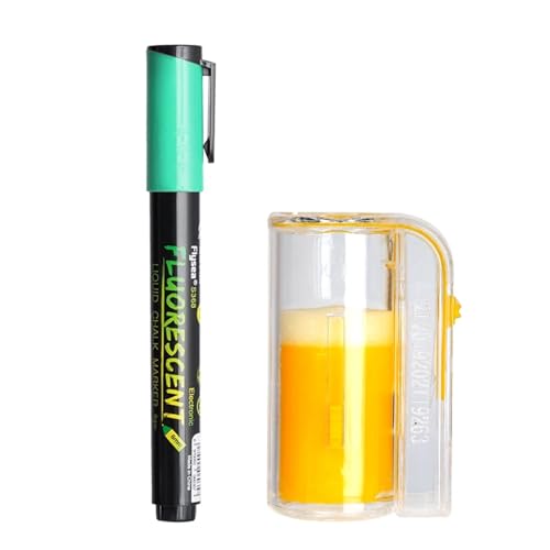 2pcs 8 Colors Beekeeping Marker Pen with Bottle Bee Queen Catcher Not Fade Identification Marking Tool Beekeeper Equipment | Green - color: Green