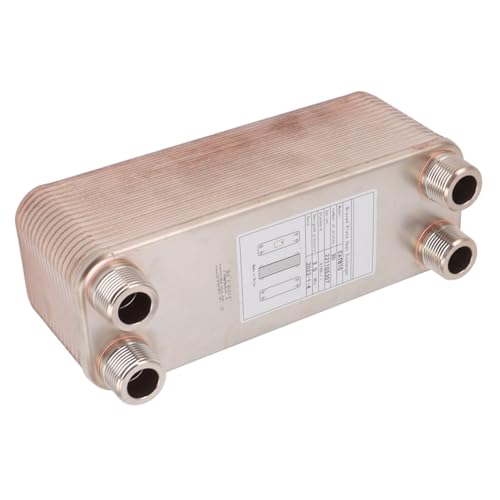 aqxreight Stainless Steel Brazed Plate Heat Exchanger Wort Chiller for Beer Water Cooling, aqxreight5ahvyk4zdi