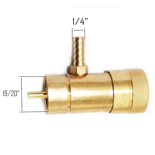 Oxygenation Kit Oxygen Regulator for Brewing, Oxygen Valve for Disposable Tanks this Valve for an H2O MAPP bottle for brewing beer