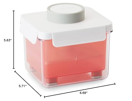 TOFUDEE Tofu Press | Food Strainer for Paneer, Cheese, & All Kinds of Tofu - Soft, Silken, Organic, Extra Firm | Enhance Cooking, Save Time, & Elevate Your Dishes - Dishwasher Safe & BPA-Free - color: Grapefruit