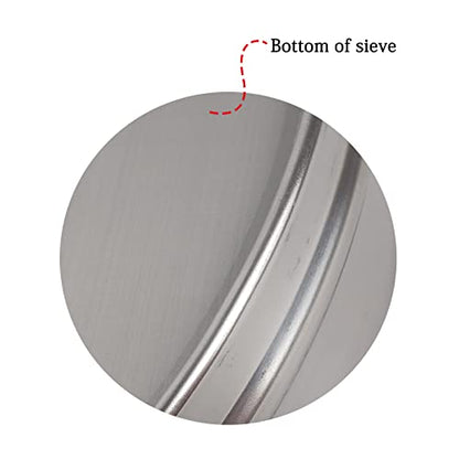 LABALPHA 500 Mesh Lab Sieves, #500 Mesh Test Sieve, 8'' Diameter, 304 Stainless Steel Wire Cloth (0.0308mm) - size: 500 mesh (0.0308mm)