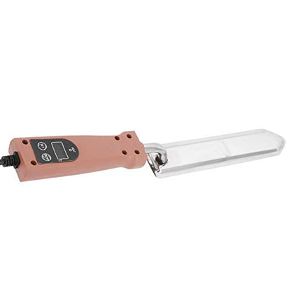 AUNMAS Honey Scraping Knife Electric Honey Cutter Temperature Control 50-180 Stainless Steel Beekeeping Tool with Memory Function for Extraction (US Plug 110V)
