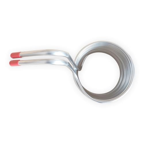 15.24 m 3/8" Stainless Steel Wort Chiller 50L Immersion Cooling Coil for Home Brewing