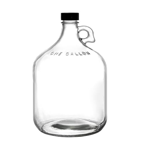 1 Gallon Transparent,Glass Jar with Lid - color: 1 Gallon Transparent