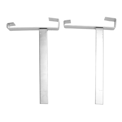 Beehive Frame Holder, Long Claw Stainless Steel Construction Bee Frame Holder, Bee Hive Grip with 2 Pieces for Beekeepers Gardens Farms Yards