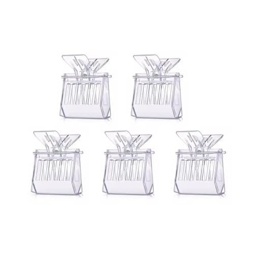 16 Pcs Transparent Clip Plastic Book Cage Bee Gear Beekeeping Tools Catching Clamp Queen Controller