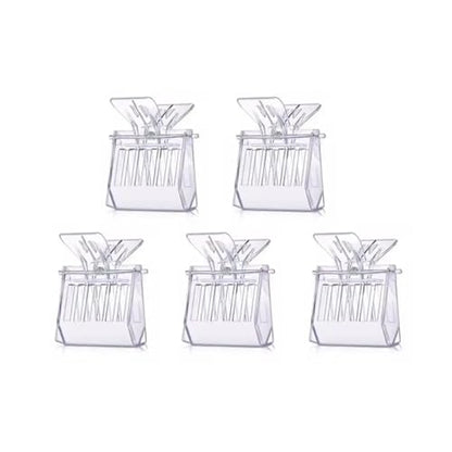 16 Pcs Transparent Clip Plastic Book Cage Bee Gear Beekeeping Tools Catching Clamp Queen Controller