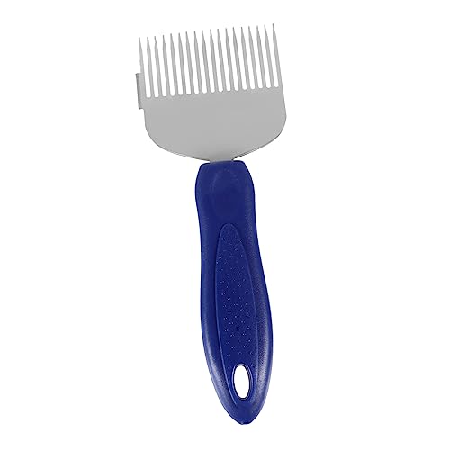 Happyyami Stainless Steel Honey Comb Scraper Tool Beekeeper Honey Knife Plastic Handle Easy Uncapping Fork for Beekeeping
