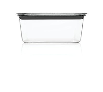 Rubbermaid Brilliance Food Storage Container, Large, 9.6 Cup | Clear | Pack of 2 - size: 9.6 Cup
