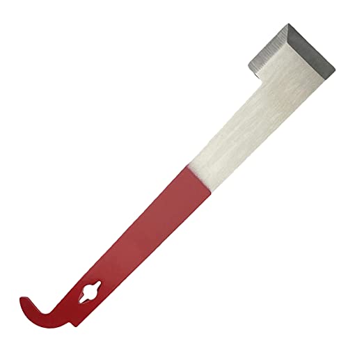 1 Pack Steel J Hook Bee Hive Tool Frame Lifter and Scraper for Beekeepers
