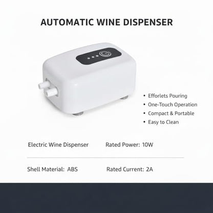 Portable Electric Auto Siphon Pump, Food Grade Self Priming Pump for Bottling Home Brew Wine,Beer,Beverages and Kombucha,Rechargeable Water Transfer Pump Kit with 6.5 Feet Hose,No Mess Leak 1L/min