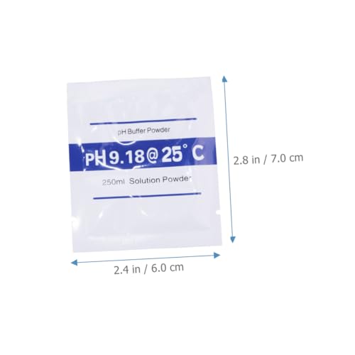 15pcs Ph Calibration Powder Kit with Ph Buffer for Accurate Testing Easy Mix with Distilled Water Suitable for Hydroponics Aquariums Pools and Drinking Water