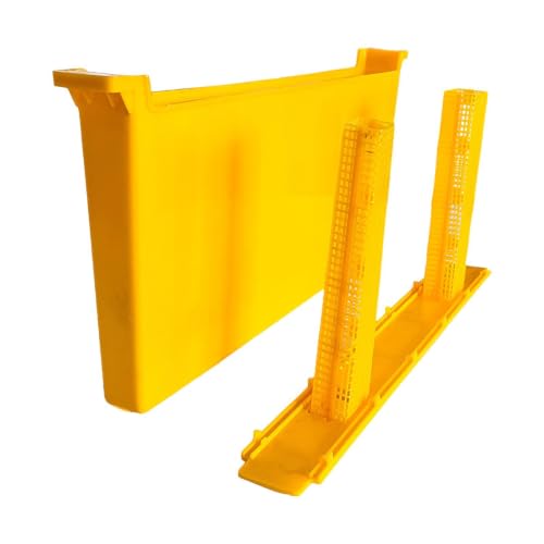 Bee Food Feeder 3.5L Bee Feeding Tool | Beekeeping Water Dispenser for Beekeeping, Apiary, Beehive, Hive, Honey, Feeding, Food - color: Yellow