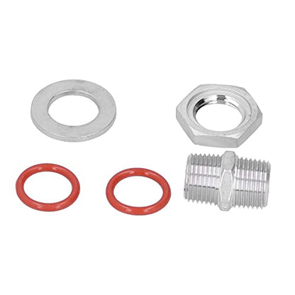 Stainless Steel Fermentation Bulkhead Kit with 0.635 cm NPT Ball Valve for Brew Kettles, Whiskey Stills, and Sparge Water Pots
