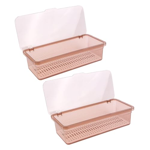 2pcs Cutlery Rack with Lid Kitchen Drawer Organizer for Utensil Storage Stackable Utensil Drying Rack Compact and Functional Chopstick Holder for Kitchen Restaurant Use