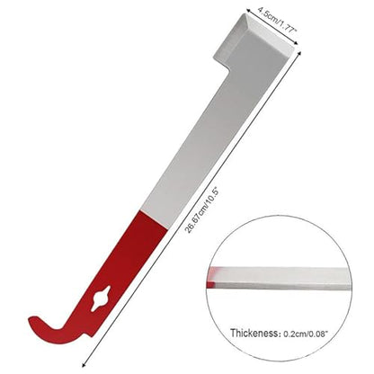 Stainless Hook Bee Hive Tool Frame Lifter and Scraper,Beekeeping Equipment, J Hook Hive Tool (10 piece) - size: 10 piece