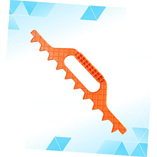 Kisangel Beekeeping Distance Measurement Rake Frame Spacer Tool for Beehive Management Essential for Accurate Hive Setup and Maintenance Yellow Plastic Design