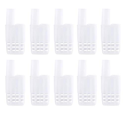 Walfront Queen Bee Cages 10Pcs Plastic Isolator Rearing Catcher Holder Beekeeping Tool