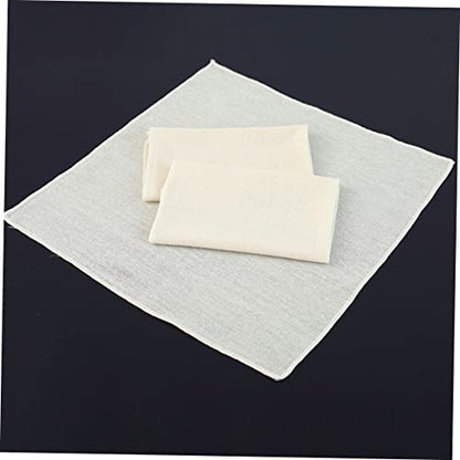 10pcs Unbleached Cotton Cheesecloth for Cooking Cheese Making Straining Professional Reusable