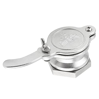 HEEPDD Stainless Steel Honey Extractor Gate Valve, Durable Metal Honey Tap for Harvesting and Bottling Stainless Steel Extractor Gate Valve, Nan Gardening