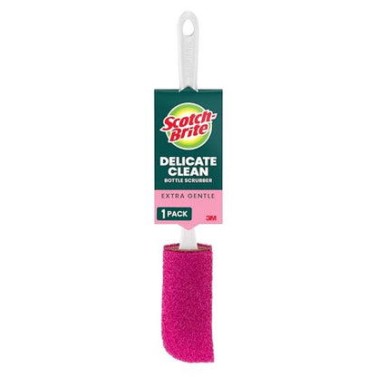 Scotch-Brite Water Bottle Scrubber, Safe On Glass, Plastic and Stainless Steel - size: Bottle Scrubber