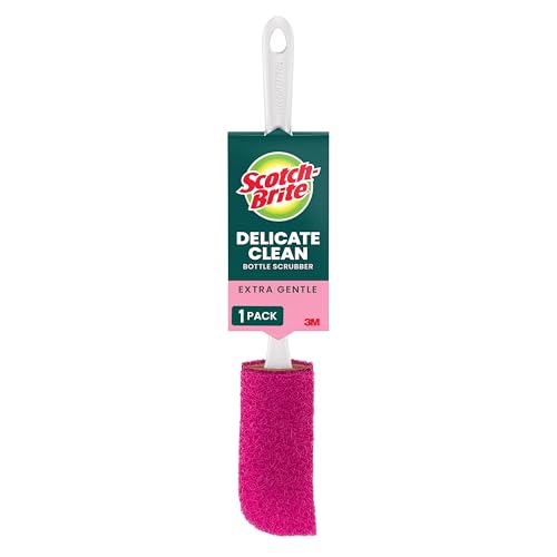 Scotch-Brite Water Bottle Scrubber, Safe On Glass, Plastic and Stainless Steel - size: Bottle Scrubber