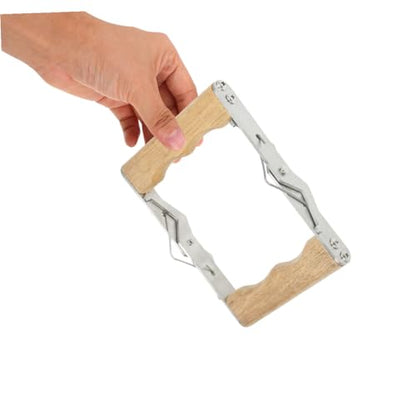 Hemoton 3pcs Beehive Frame Holder and Bee Frame Grip Tool with Wooden Handle for Beekeeping Hive Lifting and Secure Handling in Apiary Equipment
