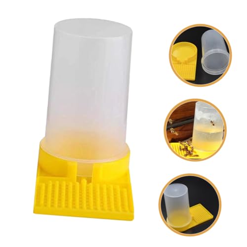 4Pcs Durable Bee Water Feeders for Garden Convenient Beehive Entrance Dispenser Cups Easy to Operate Bee Drinking Station for Beekeeping