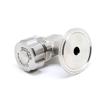 1.5" Triple Clamp Sampling Valve SS304 With Coil Defoamer - Brewing Sanitary Valve for Conical Fermenters, Homebrew Beer Foam Removal(TC50.5mm valve only) - size: TC50.5mm valve only