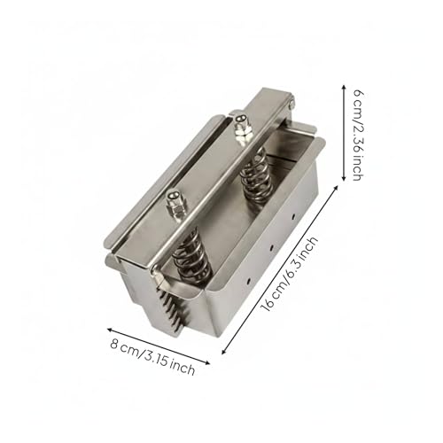 Stainless Steel Meat Multi Functional Assembly Efficient Compression Spring Suitable for Home Cooking Professional Kitchen, 0.5KG, Fixed Bottom - size: 0.5KG, style: Fixed Bottom