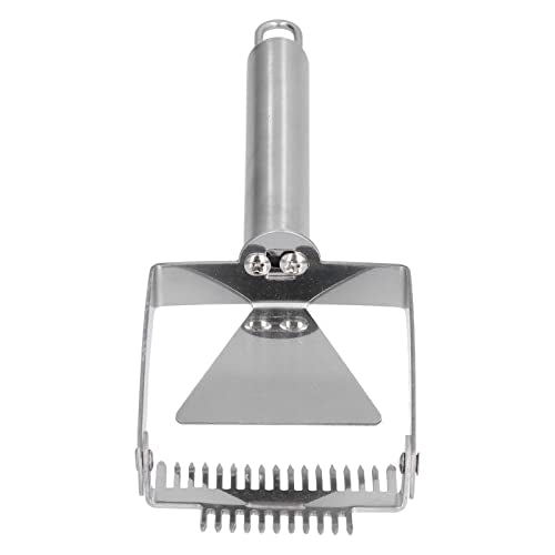 aqxreight Honey Uncapping Fork Double Honey Cutting Fork Beehive Tool Honey Scraper Uncapping Shovel Beekeeping Tools (Stainless Steel Handle Double Ended) - size: Stainless steel handle double ended