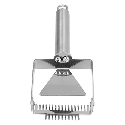 aqxreight Honey Uncapping Fork Double Honey Cutting Fork Beehive Tool Honey Scraper Uncapping Shovel Beekeeping Tools (Stainless Steel Handle Double Ended) - size: Stainless steel handle double ended