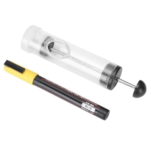 Fdit Beekeeping Marking Set Queen Bee Marker Bottle Quick Dry Pen with Foam Pad Catcher for Marking Bees